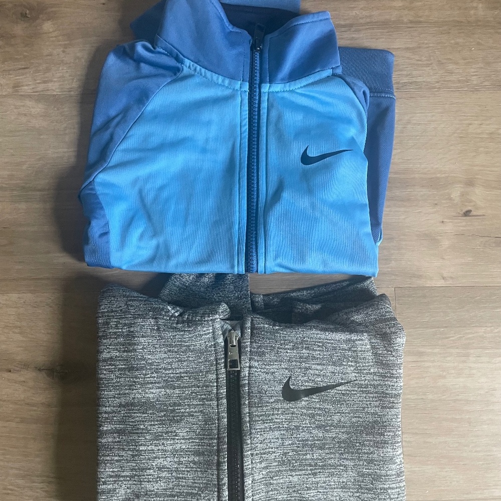 Bundle of boys Nike track jackets size 6